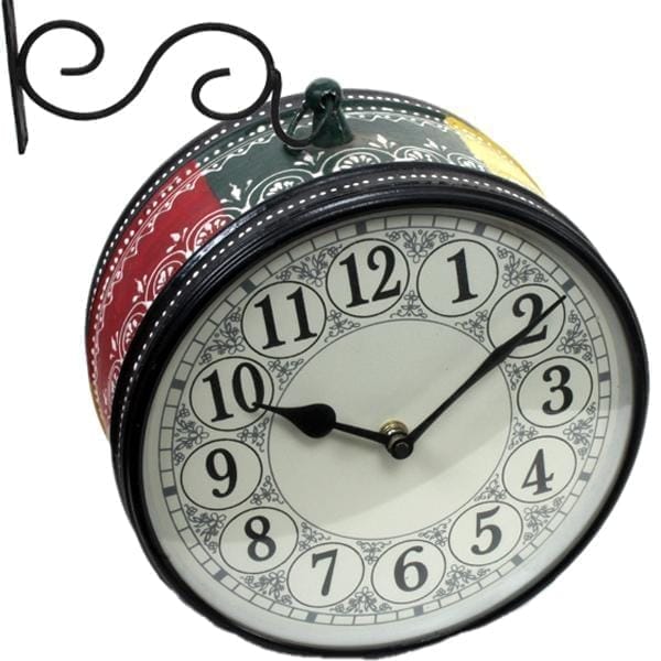 Double sided wall mounted Railwy Clock Clock76