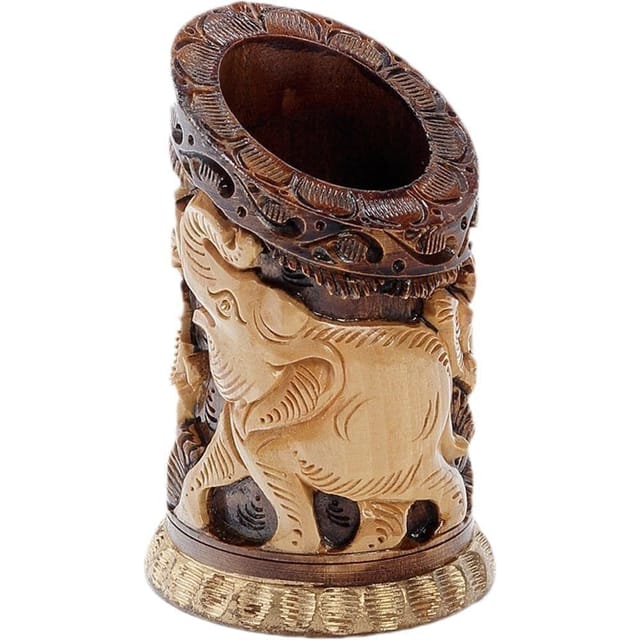 Wooden Design Pen Holder (pnh04)