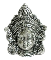 White metal wall hanging: Durga mask (10195)