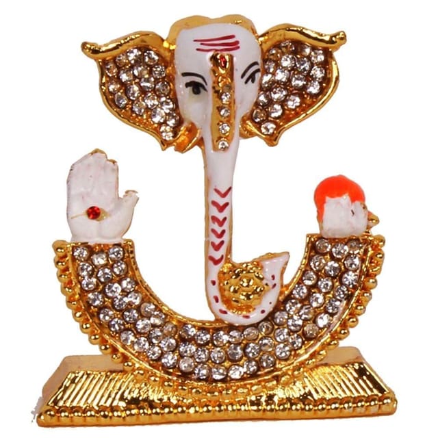 Metal Idol Floating Ganesha (10137)