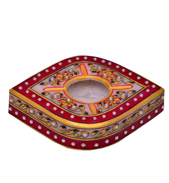 Handpainted Marble Ashtray (10574)