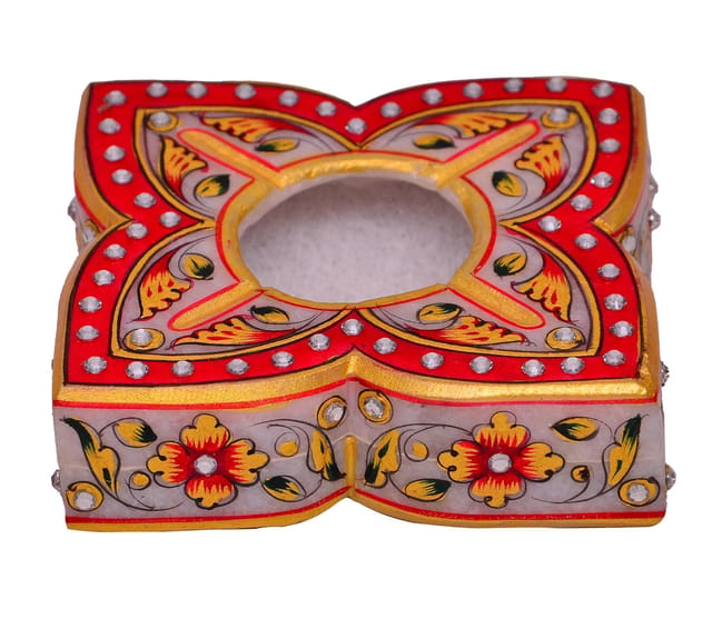 Handpainted Marble Ashtray (10575)