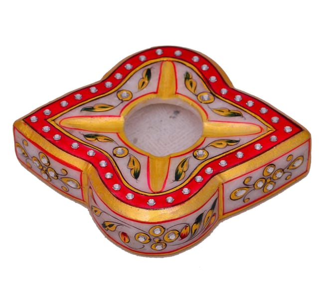 Handpainted Marble Ashtray (10573)