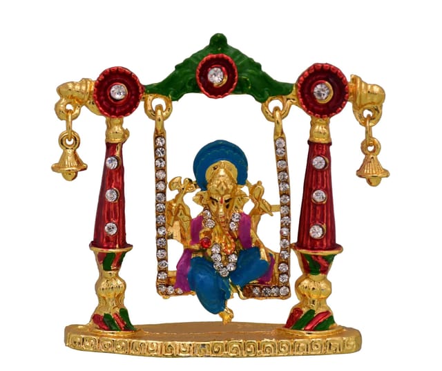 Ganesha (Ganapathi Or Vinayaka) In Swing Statue (10777)