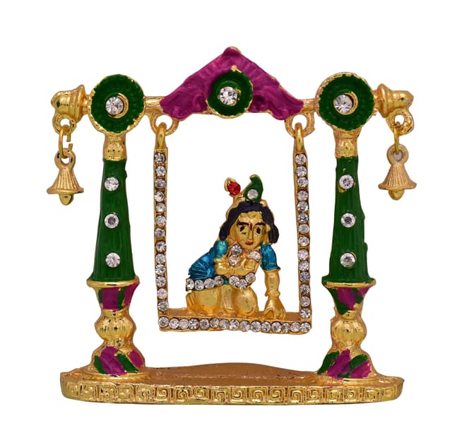 Krishna Bal Gopal In Swing Statue (10771)