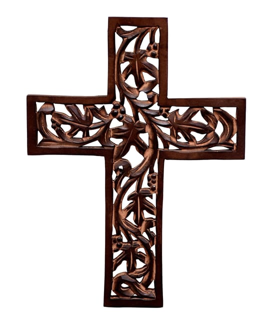 Wooden Wall Cross (10773)