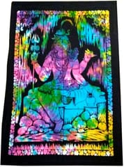 Cotton Wall Poster Beach Throw 'Shiva, The Destroyer Of Evils': Bohemian Wall Hanging Tapestry (20027)