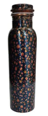 Colorfully Printed Ayurveda Beneficial Leakproof  Pure Copper Bottle, 1L (11627B)