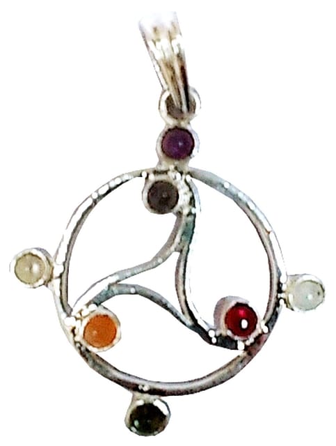 Chakra Pendant: Triskelion Triskele Christian Celtic Symbol Locket (11763)