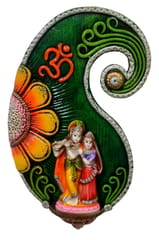 Resin Wall Hanging Radha Krishna: Collectible Wall Decor for Home Temple, Walls (12392)