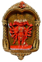 Resin Wall Hanging Panchmukhi Hanuman: Collectible Wall Decor for Home Temple, Walls (12391)