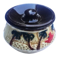Ceramic Serving Bowl (Handi, Donga): 4 Inches Wide (12321B)