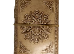 Leather Journal (Diary Notebook) 'Life Mottos': Handmade Paper In Leather Cover (11999)