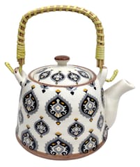 Beautifully Painted Ceramic Kettle Tea Pot (10776)