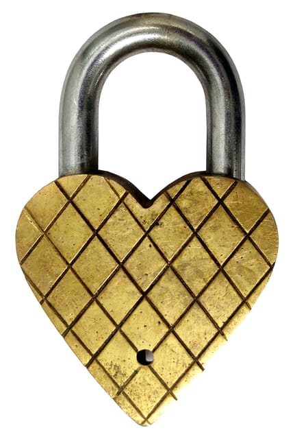 Brass Padlock: Pirate Heart (11423)